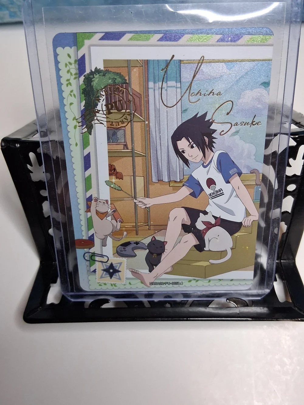 Naruto Kayou English Edition Sasuke Uchiha PU-005L4 Rare Full Art